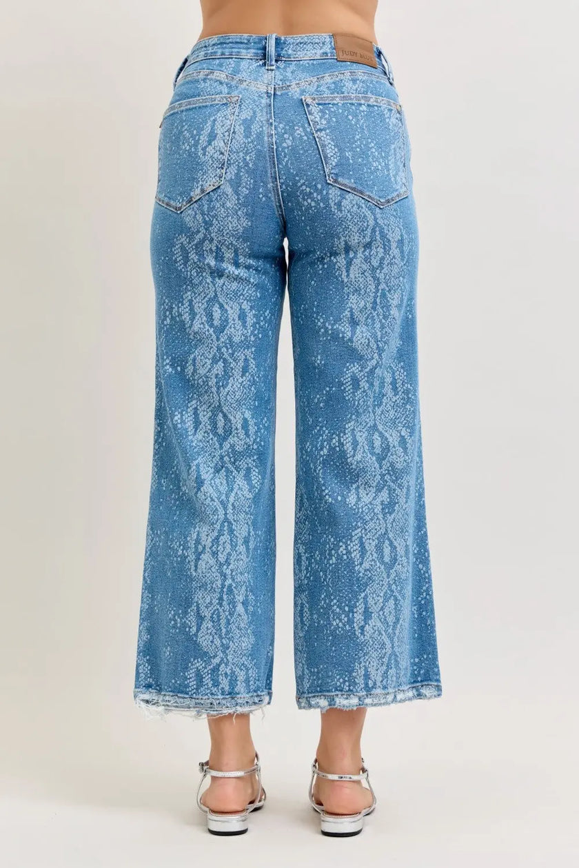 Judy Blue High Rise Ankle Wide Leg Jeans - Style Ratio