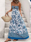 Floral Print Strapless Maxi Dress  Style Ratio