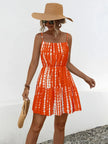 Ruffle Hem Printed Mini Cami Dress  Style Ratio