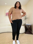 Wide Waistband Sports Leggings  Style Ratio