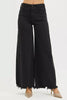 RISEN Tummy Control High Rise Palazzo Leg Frayed Hem Jeans  Style Ratio