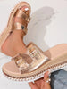 Platform Double Buckle Sandals  Style Ratio