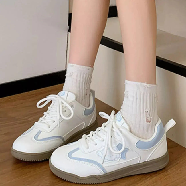 Lace Up Round Toe Sneakers  Style Ratio