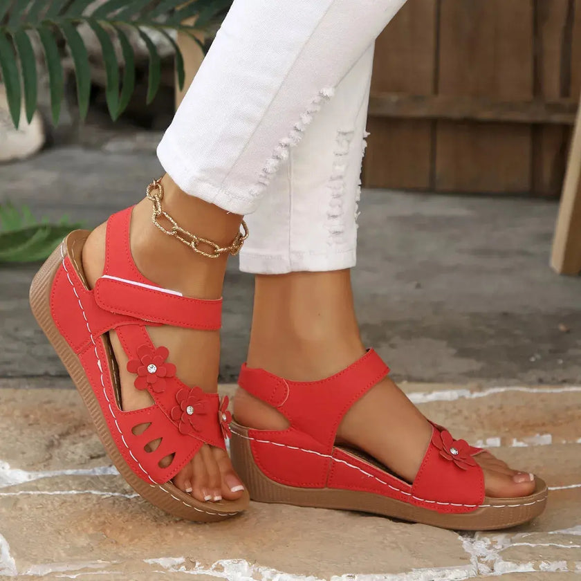Open Toe Wedge Sandals  Style Ratio