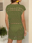 Openwork Round Neck Cover-Up  Style Ratio