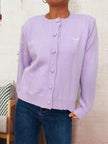 Button Up Long Sleeve Cardigan  Style Ratio