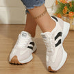 Round Toe Lace Up Sneakers  Style Ratio