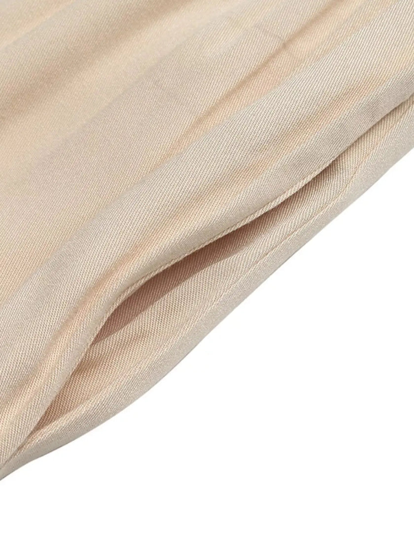 Tie Shoulder Wide Leg Jumpsuit  Style Ratio