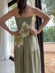 Floral Print Smocked Tube Maxi Dress  Style Ratio