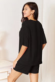 Basic Bae Full Size Soft Half Sleeve Top and Shorts Loungewear  Style Ratio