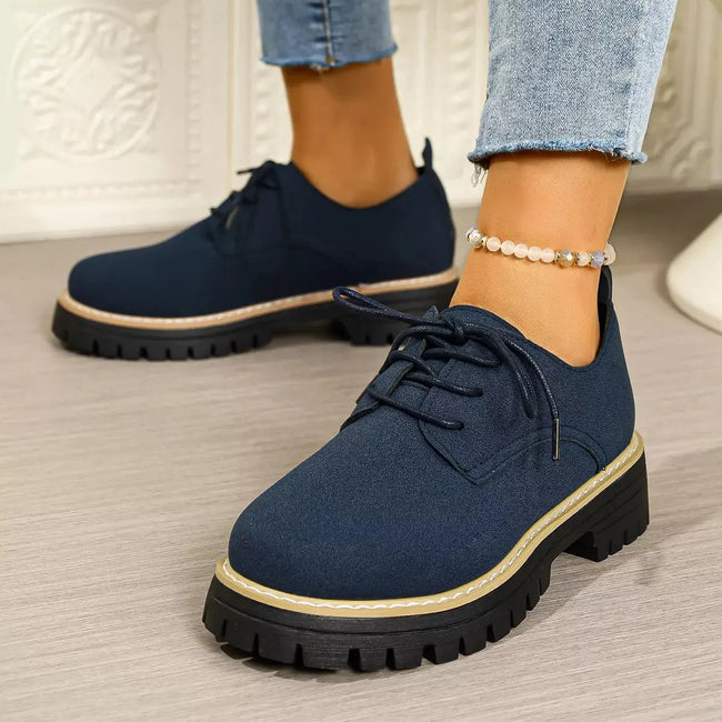 Lace-Up Platform Loafers  Style Ratio