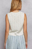POL Textured Round Neck Cropped Tank  Style Ratio