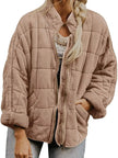 Quilted Zip Up Outerwear  Style Ratio