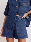 Elastic Waist Denim Shorts  Style Ratio