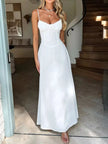 Tie Front Spaghetti Strap Maxi Dress  Style Ratio