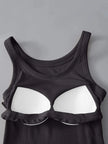 Round Neck Tank with Bra  Style Ratio