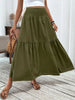 Smocked Waist Tiered Skirt  Style Ratio
