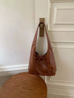 Leather Tied Shoulder Bag  Style Ratio