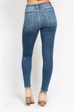 Judy Blue Full Size High Rise Button Fly Skinny Jeans Plus Size  Style Ratio