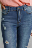 Umgee Distressed Skinny Jeans with Pockets  Style Ratio