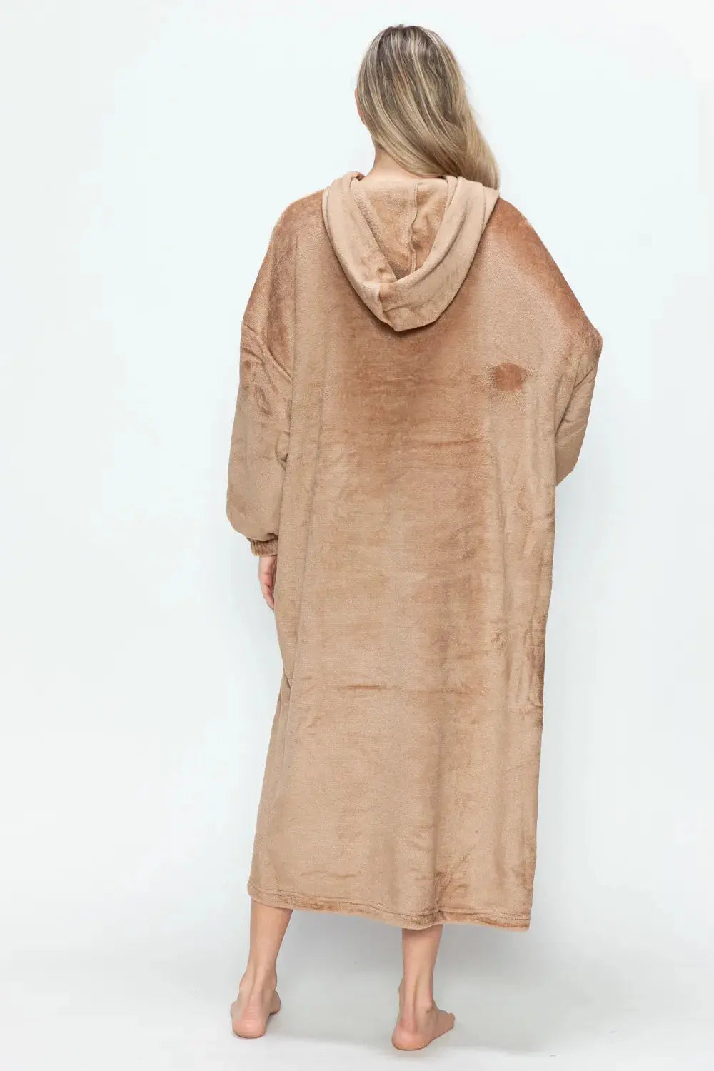 Double Take Pocketed Hooded Midi Lounge Dress  Style Ratio