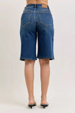 Judy Blue High Waist Bermuda Denim Shorts  Style Ratio