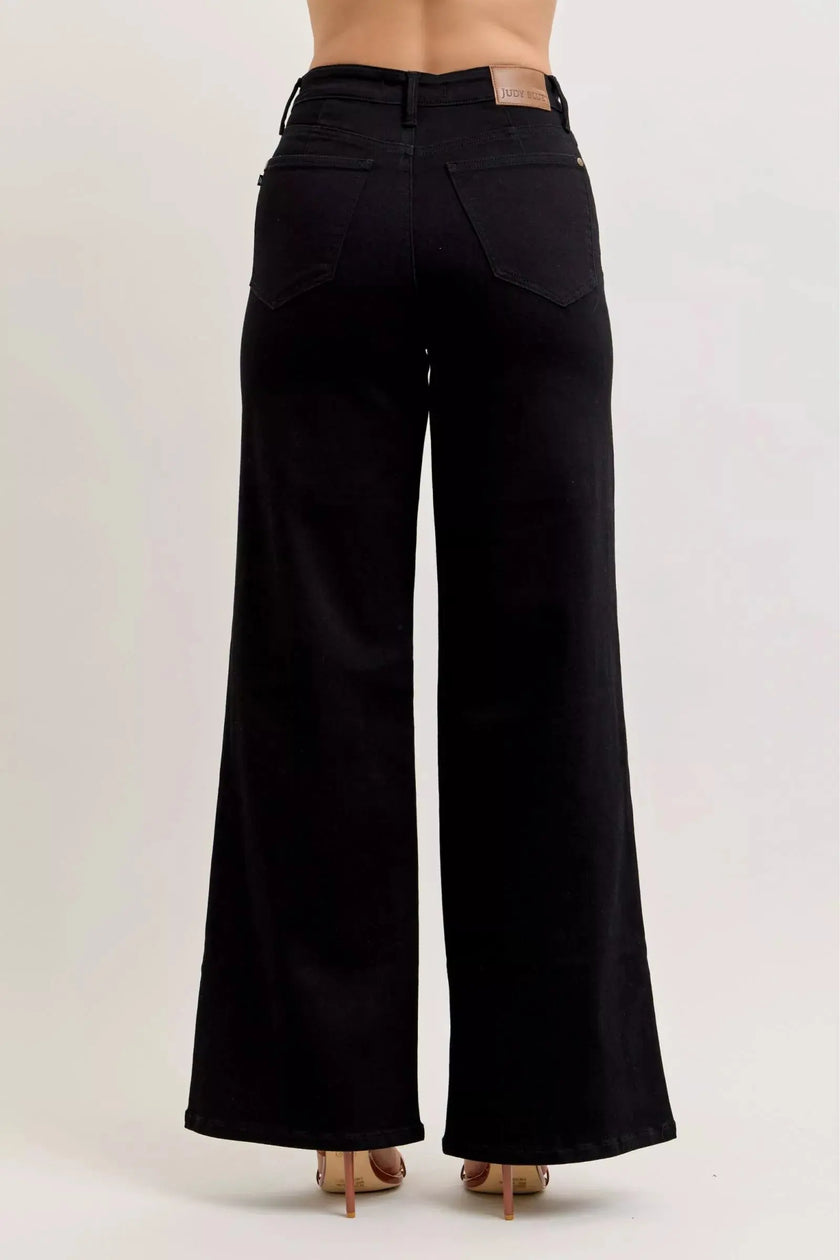 Judy Blue High-Waisted Wide Leg Jeans  Style Ratio