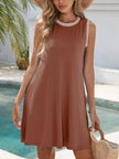 Sleeveless Casual Flowy Mini Dress  Style Ratio