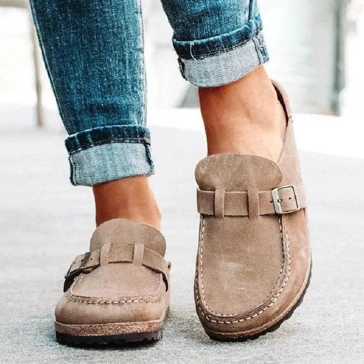 Round Toe Closed Toe Slip-Ons  Style Ratio