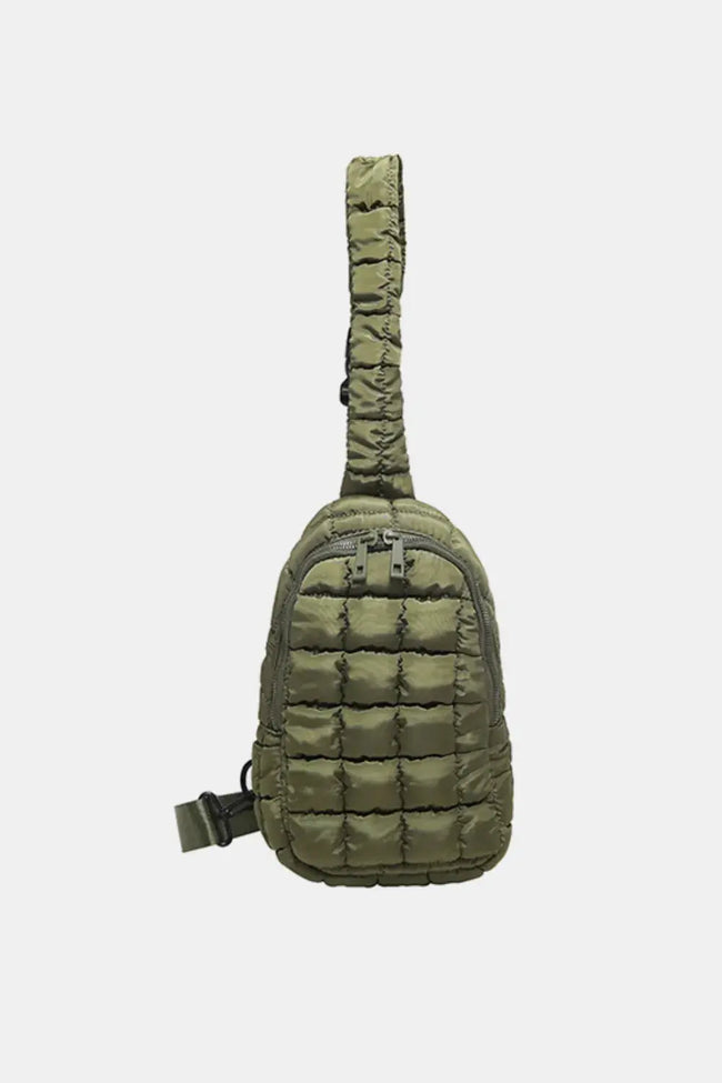 Quilted Nylon Crossbody Bag  Style Ratio
