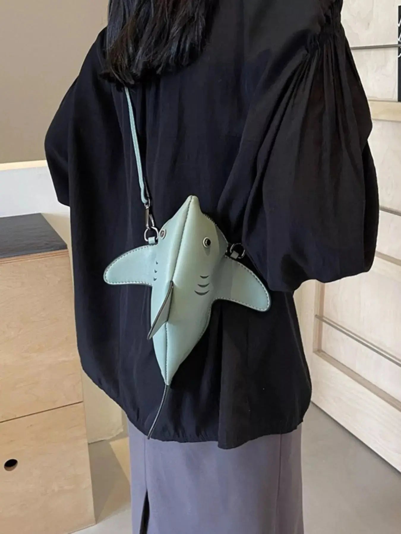 Shark Design Crossbody Bag  Style Ratio