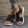 Cutout Platform Sandals  Style Ratio