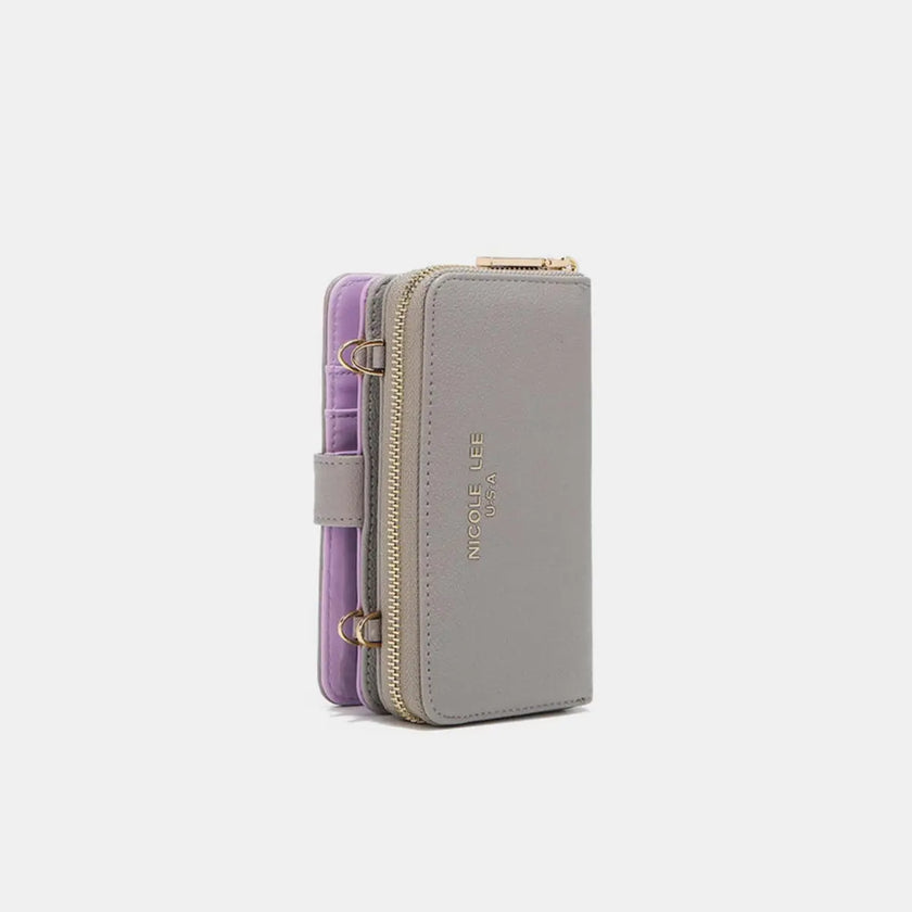 Nicole Lee 2 Piece Phone Case Crossbody Wallet  Style Ratio