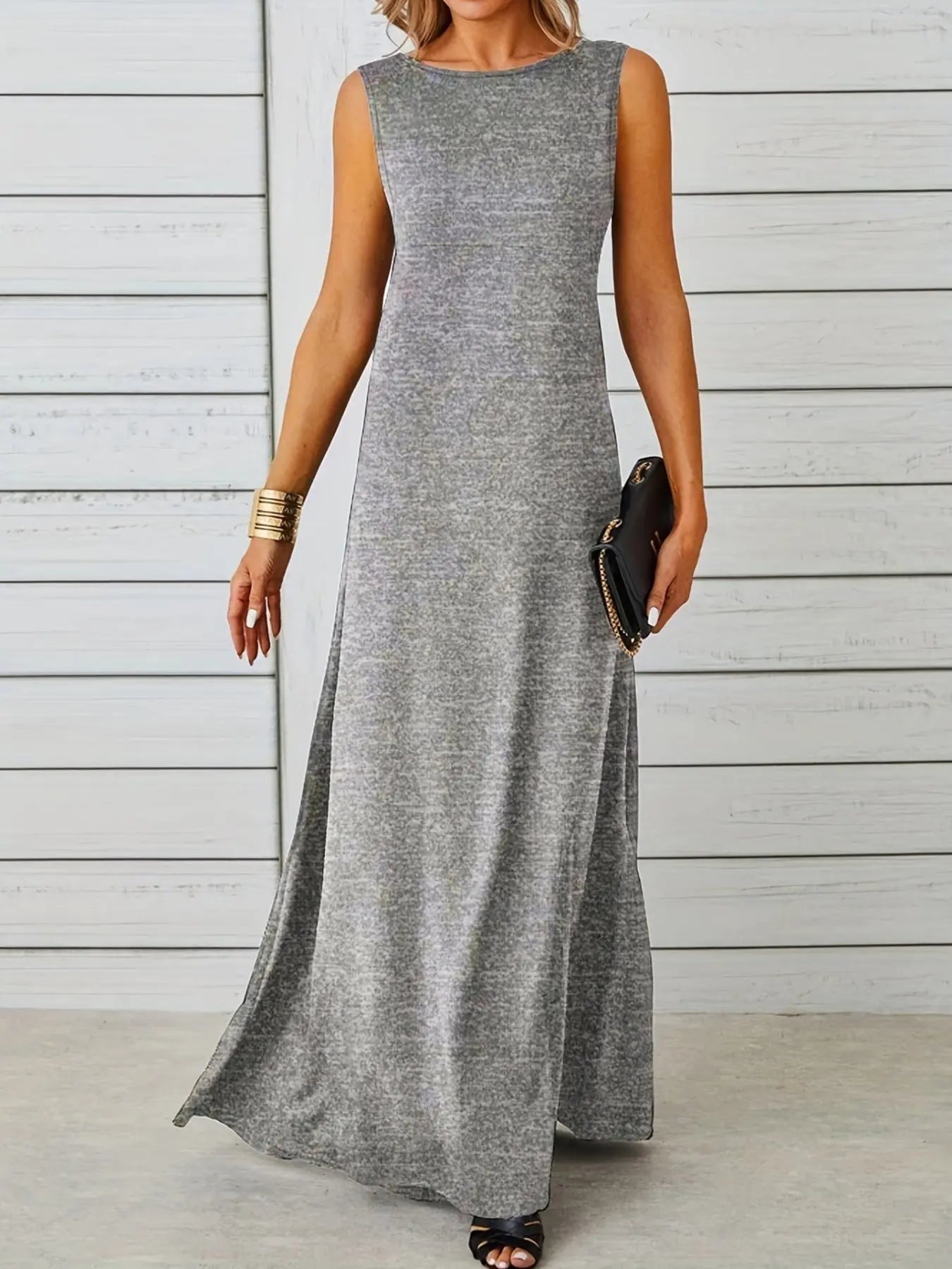Sleeveless Flowy Maxi Dress  Style Ratio