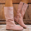 Round Toe Side Zip Boots  Style Ratio