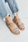 Qupid Braided Open Toe Sandals  Style Ratio