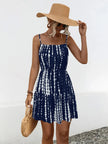 Ruffle Hem Printed Mini Cami Dress  Style Ratio