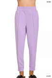 Zenana Scuba Mock Neck Sweatshirt and Joggers Set  Style Ratio