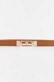 Geometric Double Buckle Elastic Belt  Style Ratio