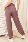 Basic Bae Full Size Soft Rayon Drawstring Joggers  Style Ratio