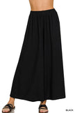 Zenana Woven Pleated Linen Blend Wide Leg Pants  Style Ratio