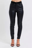 Judy Blue Plus Size HW Faux Leather Skinny Pants  Style Ratio