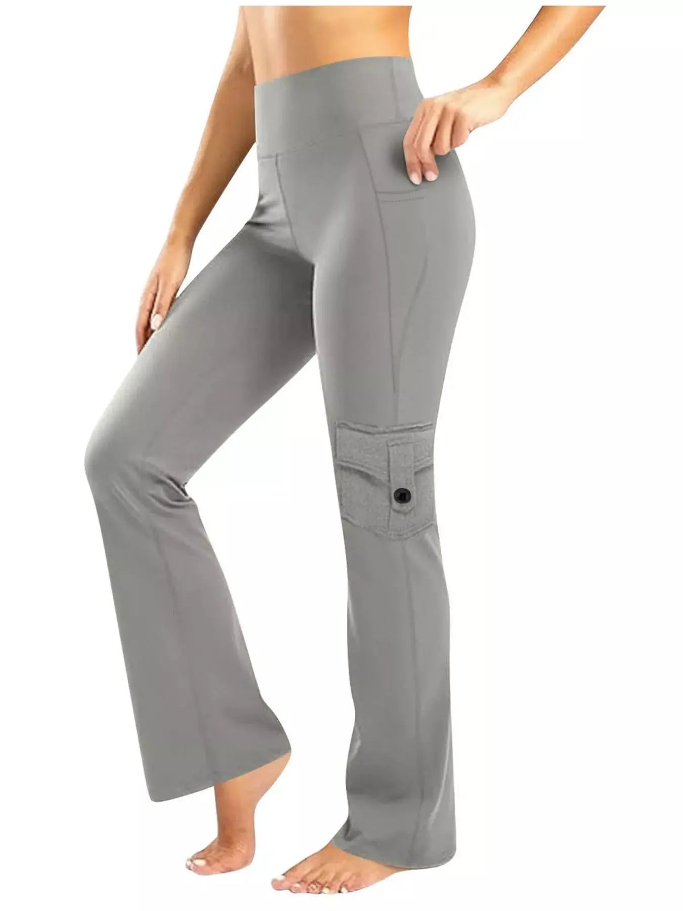 High-Waisted Yoga Pants with Pockets  Style Ratio