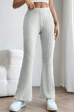 Basic Bae Full Size Ribbed High Waist Flare Pants  Style Ratio