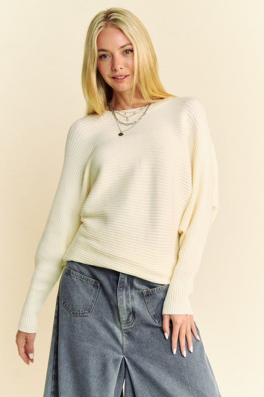 Batwing Sleeve Sweater