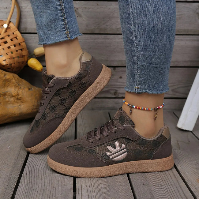 Round Toe Lace Up Sneakers  Style Ratio