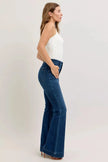 Judy Blue High-Waisted Flare Jeans with Front Pockets  Style Ratio