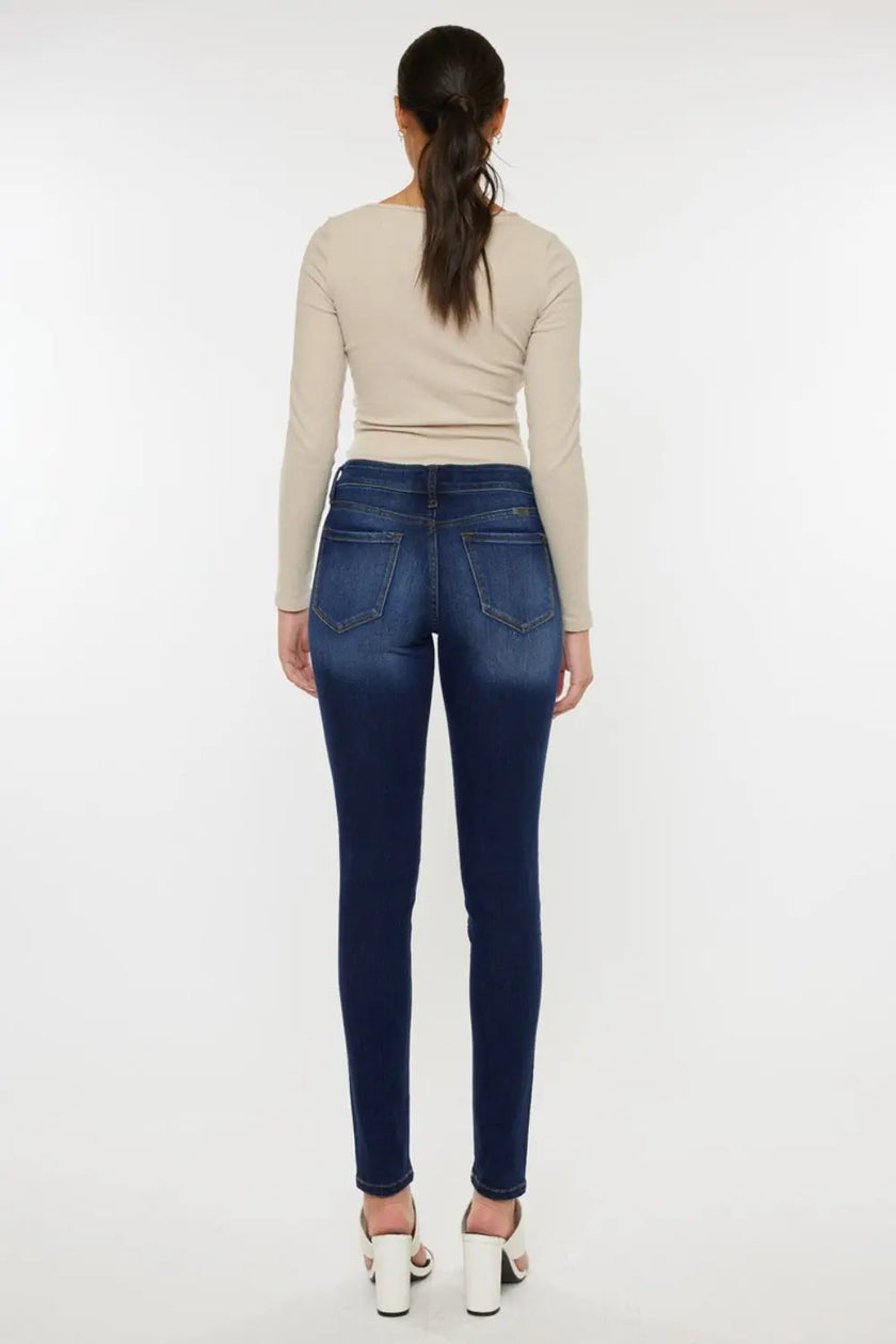 Kancan Mid Rise Gradient Skinny Jeans  Style Ratio
