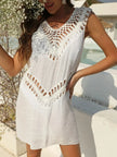 Crochet Detail Beach Cover Up  Style Ratio