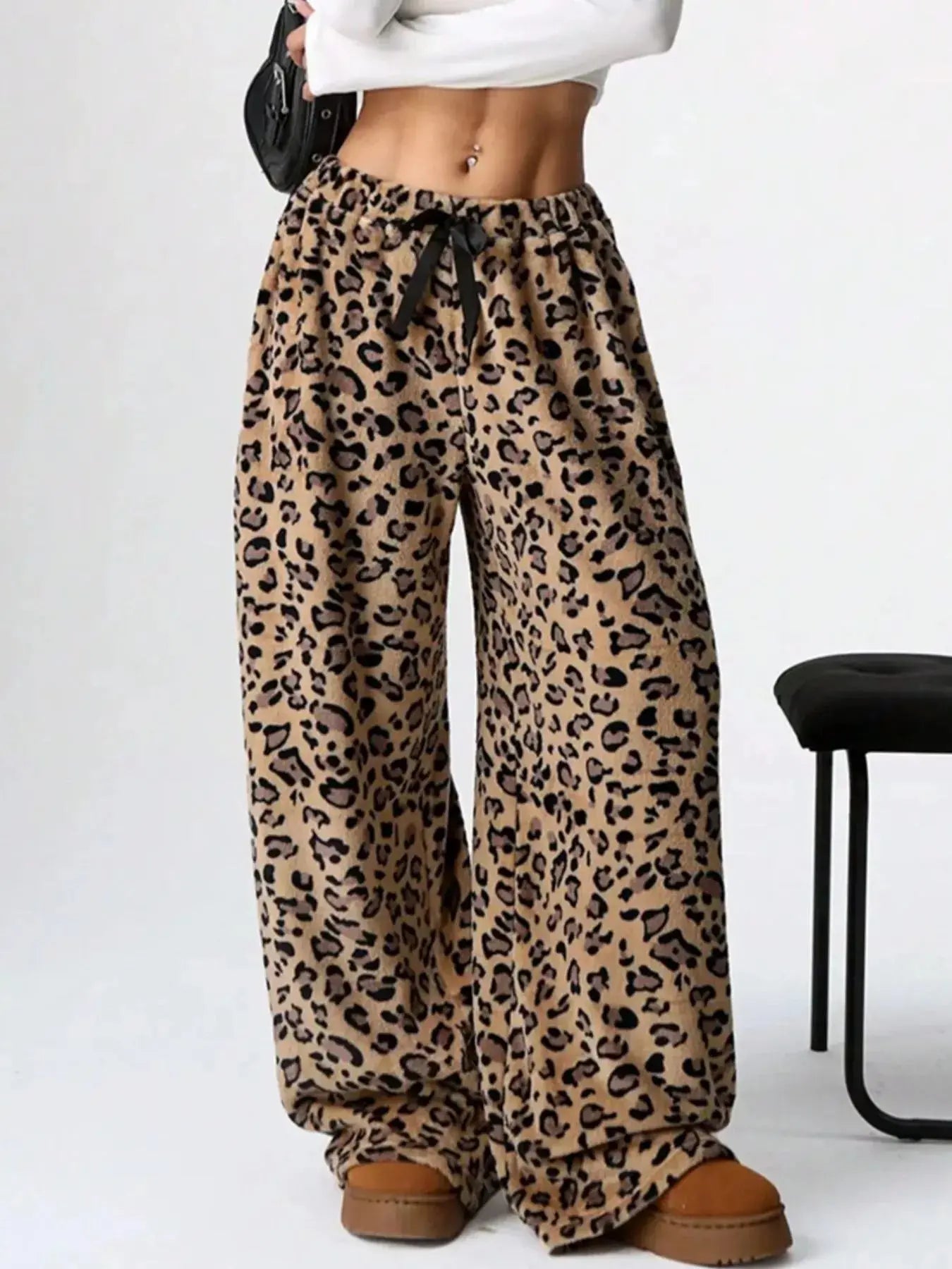 Drawstring Wide Leg Pants  Style Ratio
